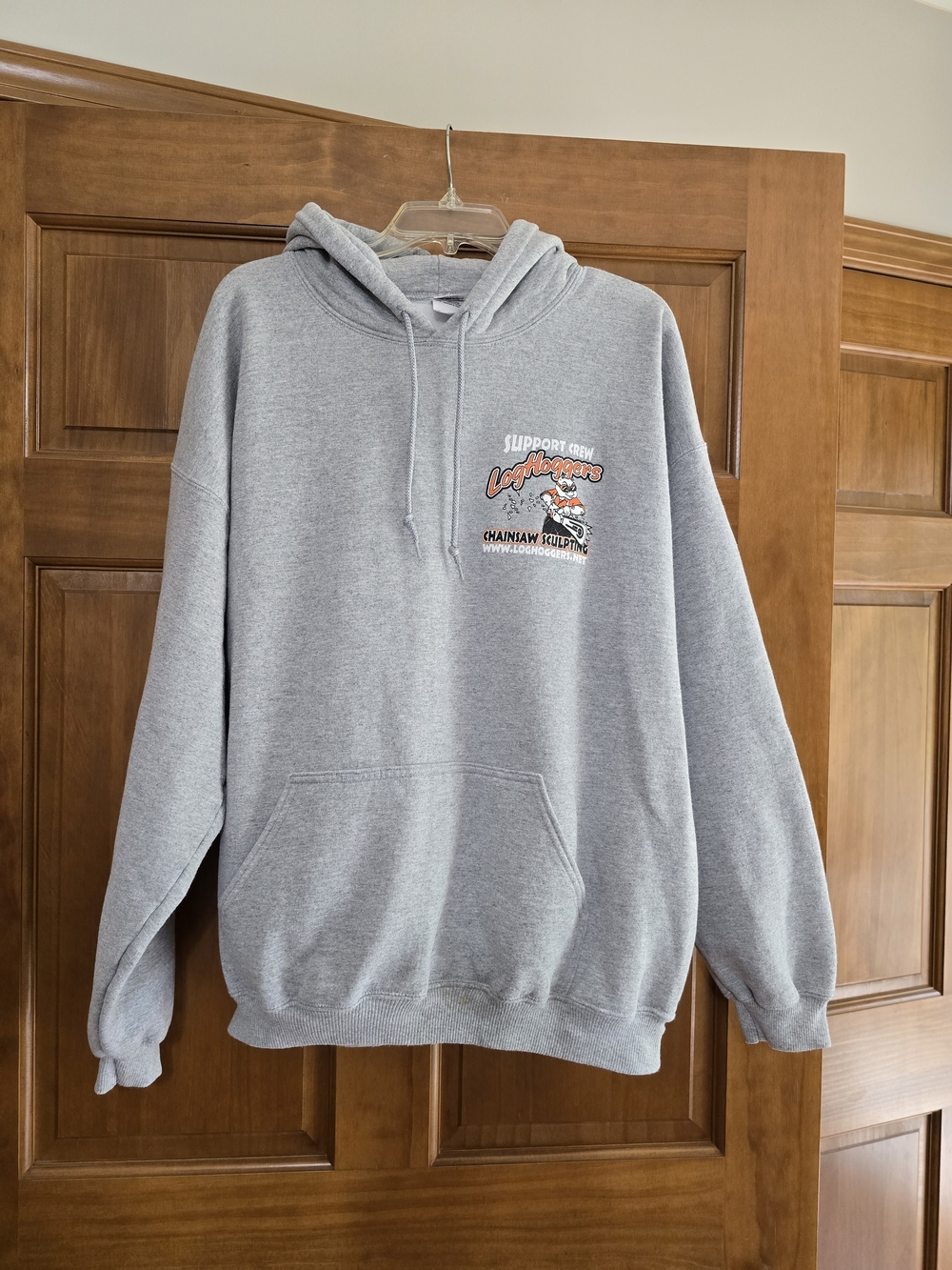 Vintage LogHoggers" Chainsaw Sculpting Team Hoodie